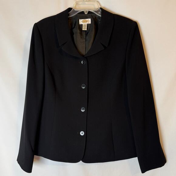 Talbots Blazer Black Size 12 - Picture 2 of 7